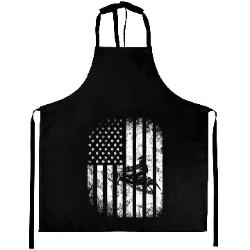 Discover American Flag Snowmobile Riding Gift Aprons