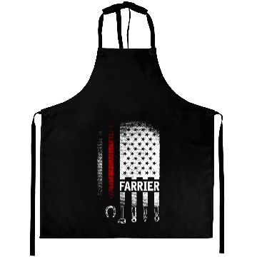 Discover Farrier, US Patriotic Flag, Aprons