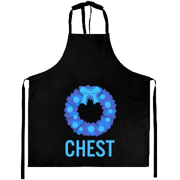 Discover Chest Nuts Couples Christmas Aprons, Couple