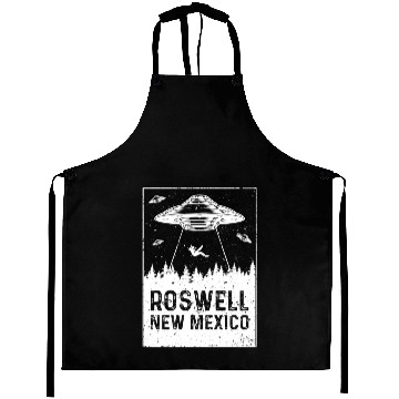 Discover Roswell New Mexico UFO Alien Aprons