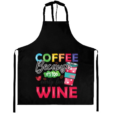 Discover Funny Coffee Lovers Saying - Coffee Sublimation Aprons
