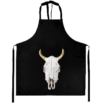 Discover Cow Skull Bones Aprons