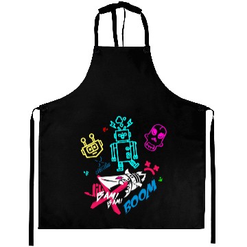 Discover jinx arcane boom monkey Aprons