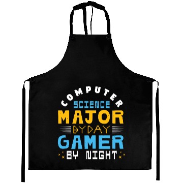 Discover Computer Science Major By Day Gamer By Night Aprons