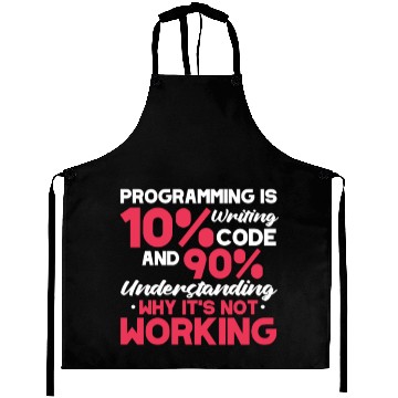 Discover Life Motto Software Developer Aprons