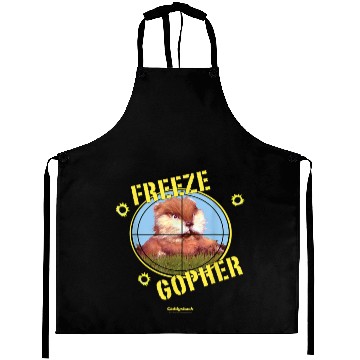 Discover Caddyshack Freeze Gopher birthday christmas Aprons