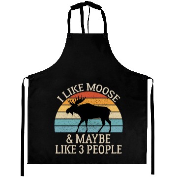 Discover I Like Moose and Maybe Like 3 People Aprons