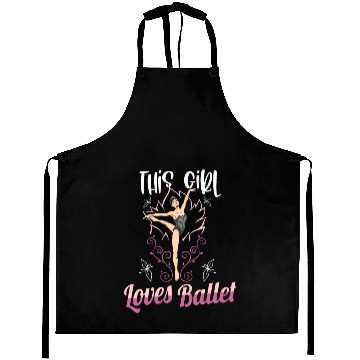 Discover Ballet Ballerina Dance Dancer Dancing Ballet Gift Aprons