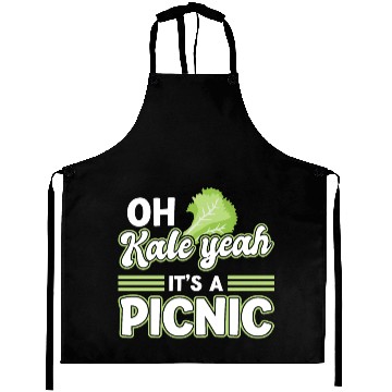 Discover kale yeah - picnic saying Aprons