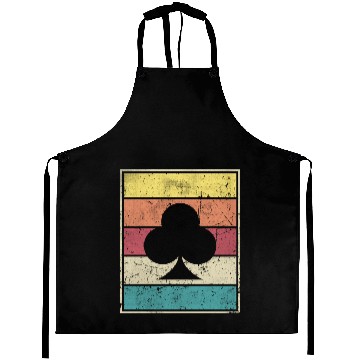 Discover Clubs Playing Card Poker Symbol Aprons