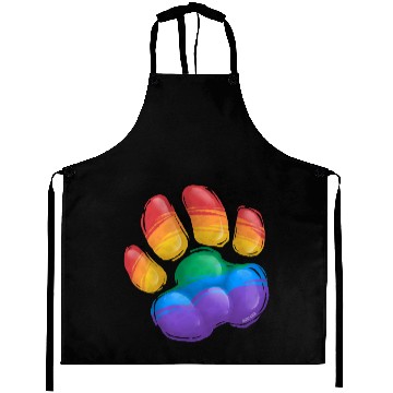 Discover Rainbow - Wolf paw Aprons