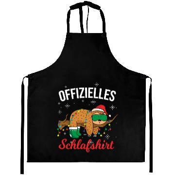 Discover Official Sloth Christmas Sleep Aprons