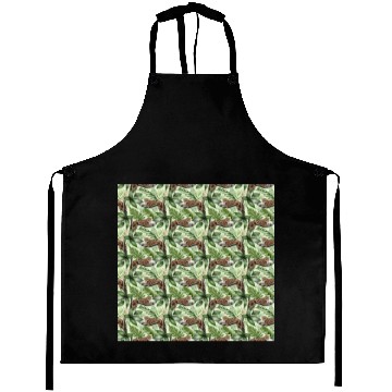 Discover Rain Forest Leopards Leaves Pattern Aprons