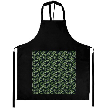 Discover Tropical Rain Forest Leaves Pattern Aprons
