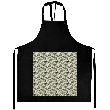 Discover Tropical Rain Forest Leaves Pattern Aprons