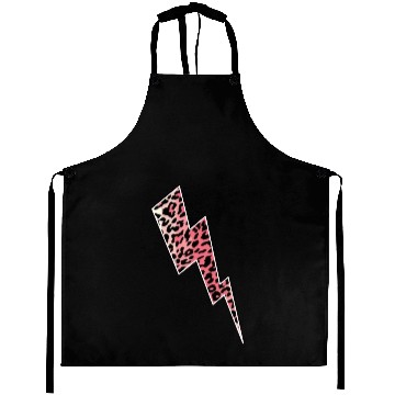 Discover zeus lightening bolt pink leopard Aprons