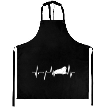 Discover Cute Walrus Heartbeat Funny Animal Lover Aprons