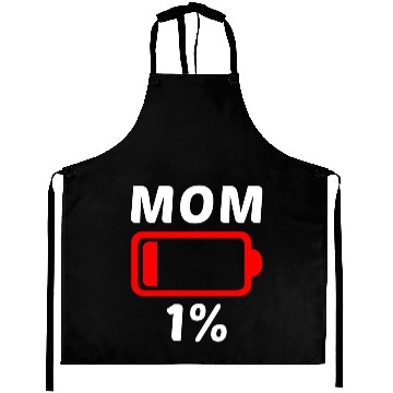 Discover Tired Mom Low Battery Aprons Women Mothers Day Gif Aprons