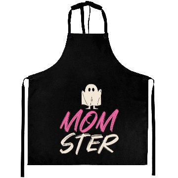 Discover Halloween Momster Funny Mom Spider Web Bat Aprons