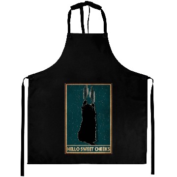 Discover Black Cat Hello Sweet Cheeks cat gift Aprons