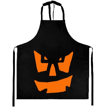Discover Scary Pumpkin Halloween Jack O Lantern Face Aprons
