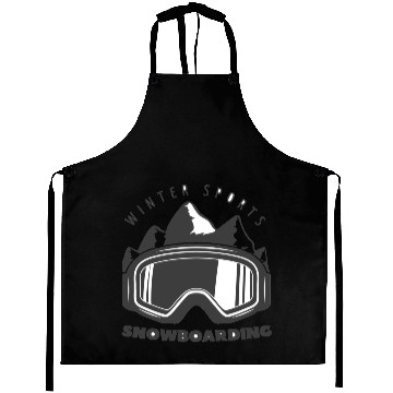 Discover Snowboarding winter sport Aprons