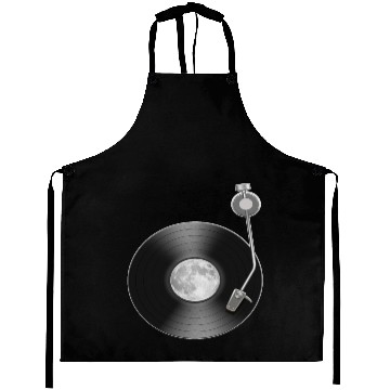 Discover Moon Full Moon Record Space Aprons