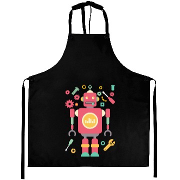 Discover Science Robot Technology Robots Girls Aprons