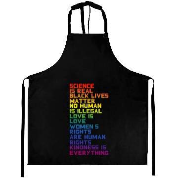 Discover Science Is Real Black Matters Equality Human Aprons