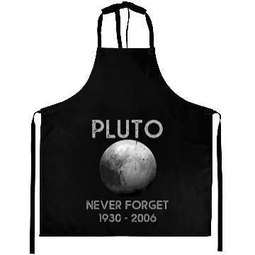 Discover Pluto Never Forget Aprons