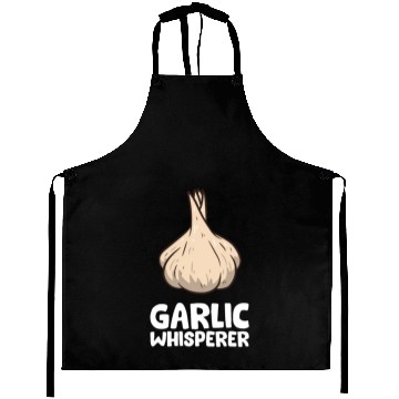 Discover Funny Garlic Lover Garlic Whisperer Aprons