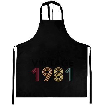 Discover Vintage 1981 Aprons