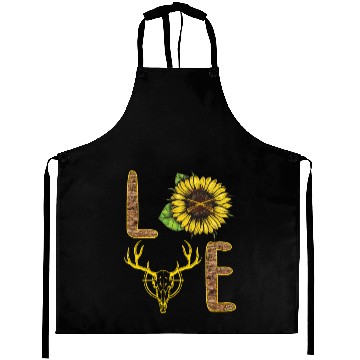 Discover Hunting Love Sunflower Aprons