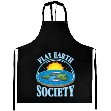 Discover Flat Earth Society Flat Earther Aprons