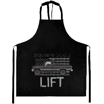 Discover Square Body Lift Black Aprons
