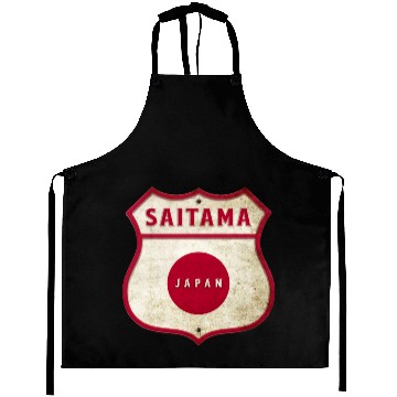 Discover Saitama Japan Crest Flags Design Aprons