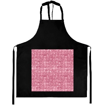Discover Luxury Pink Sparkly Sequin Pattern Aprons