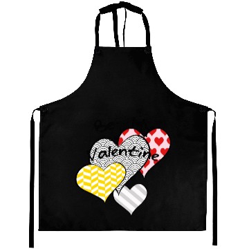 Discover Be My Valentine Patterned Hearts light Aprons