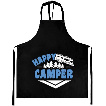 Discover Happy Camper Aprons