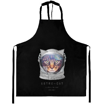 Discover Astro cat | Astronaut cat explore my own privacy Aprons