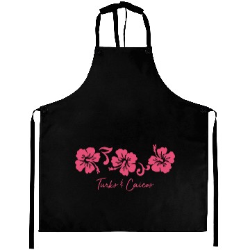 Discover Turks and Caicos Hibiscus Flower Aprons