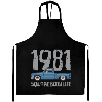 Discover 1981 Square Body Life Blue Aprons
