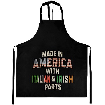 Discover Italian And Irish Made In America Mix Heritage Vin Aprons