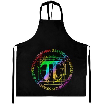 Discover 3-14 Pi Math Teacher Happy Pi Day Aprons