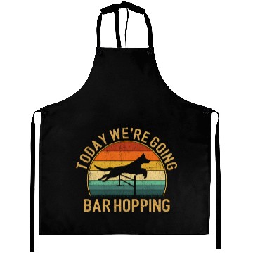 Discover Today we're going copia bar hopping, training dog Aprons