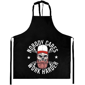 Discover Nobody Cares Work Harder Aprons