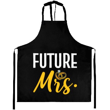 Discover Future Mrs. Bridal Shower Wedding Aprons