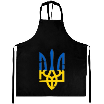 Discover Ukraine Symbol Aprons