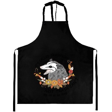 Discover Its Called Trash Can Not Trash Cant Opossum Lovers Aprons