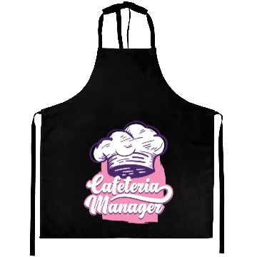 Discover Cafeteria Manager Funny Lunch Lady Gift Aprons
